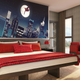 A Spider-Man room at a new hotel at Disneyland Paris